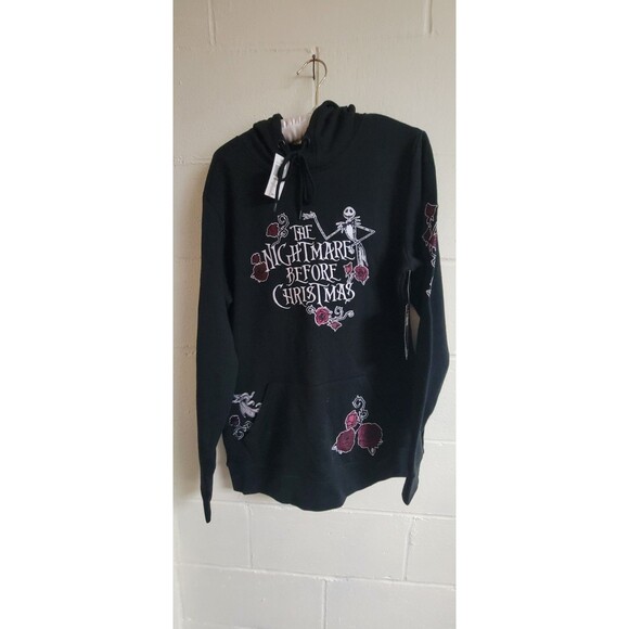 Disney Tops - DISNEY Nightmare Before Christmas Hooded SWEATSHIRT Hoodie - NEW W TAGS Sz M